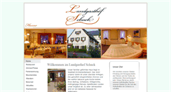 Desktop Screenshot of landgasthofschuck.de